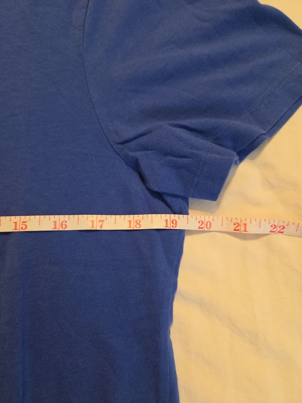 Banana Republic Men's 4 V-Neck 1 Crew Tees in Blue & Orange Mix Size M
